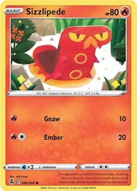 Sizzlipede 046/264 · Reverse Holo