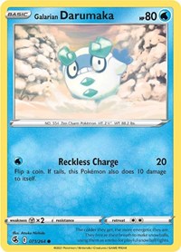 Galarian Darumaka 071/264 · Reverse Holo