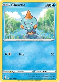 Chewtle 080/264 · Reverse Holo