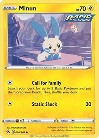 Minun 090/264 · Reverse Holo
