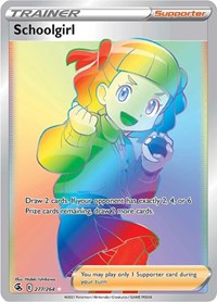Schoolgirl Secret 277/264 Fusion Strike Pokémon card
