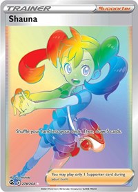 Shauna Secret 278/264 Fusion Strike Pokémon card