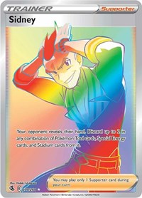 Sidney Secret 279/264 Fusion Strike Pokémon card