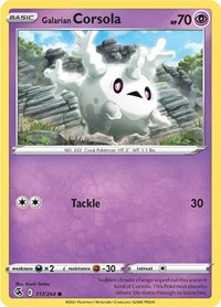 Galarian Corsola 117/264 · Reverse Holo