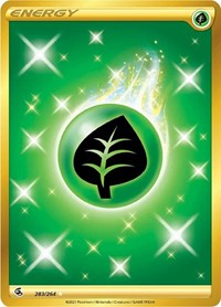 Grass Energy Secret 283/264 Fusion Strike Pokémon card