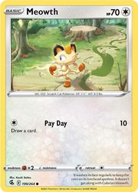 Meowth 199/264 · Reverse Holo