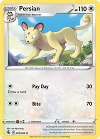 Persian 200/264 · Reverse Holo