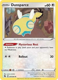 Dunsparce 207/264 · Reverse Holo