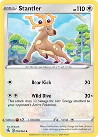Stantler 208/264 · Reverse Holo