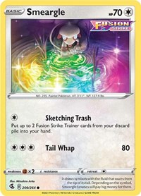Smeargle 209/264 · Reverse Holo