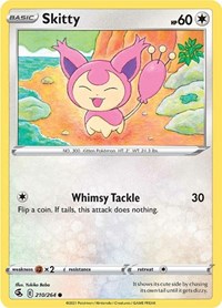 Skitty 210/264 · Reverse Holo