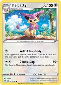 Delcatty 211/264 · Reverse Holo