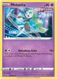 Meloetta 124/264 · Reverse Holo