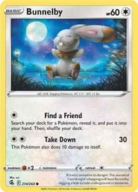 Bunnelby 214/264 · Reverse Holo