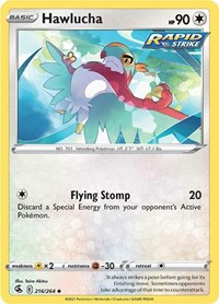 Hawlucha 216/264 · Reverse Holo
