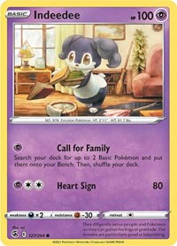 Indeedee 127/264 · Reverse Holo