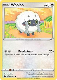 Wooloo 222/264 · Reverse Holo