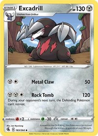 Excadrill 183/264 · Reverse Holo