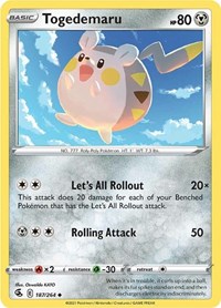 Togedemaru 187/264 · Reverse Holo