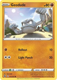Geodude 135/264 · Reverse Holo