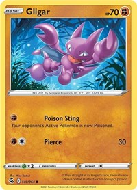 Gligar 140/264 · Reverse Holo