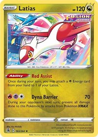 Latias 193/264 · Reverse Holo