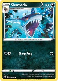 Sharpedo 163/264 · Reverse Holo