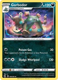 Garbodor 169/264 · Reverse Holo