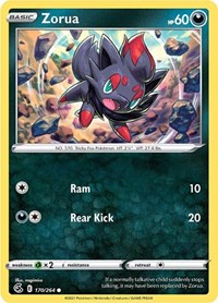Zorua 170/264 · Reverse Holo