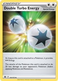 Double Turbo Energy 151/172 Brilliant Stars Reverse Holo Pokémon card