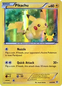 Pikachu (20th Anniversary) 026/083