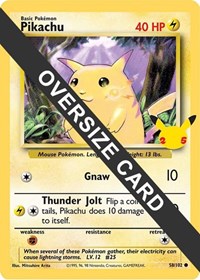 Pikachu (25th Anniversary) 58/102