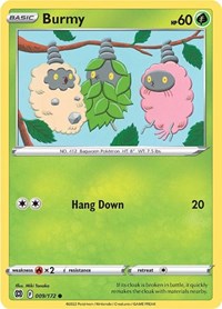 Burmy 009/172 · Reverse Holo