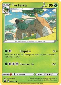 Torterra 008/172 · Reverse Holo