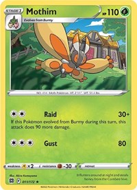 Mothim 011/172 · Reverse Holo