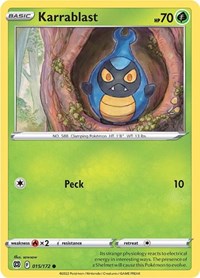Karrablast 015/172 · Reverse Holo