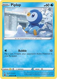 Piplup 035/172 · Reverse Holo