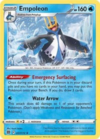 Empoleon 037/172 · Reverse Holo