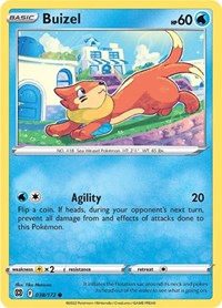 Buizel 038/172 · Reverse Holo