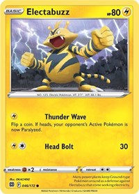 Electabuzz 046/172 · Reverse Holo