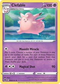 Clefable 054/172 · Reverse Holo