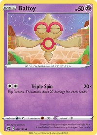 Baltoy 058/172 · Reverse Holo