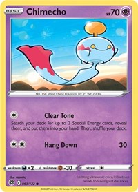 Chimecho 063/172 · Reverse Holo