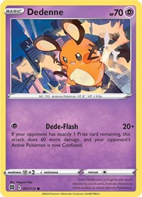 Dedenne 067/172 · Reverse Holo