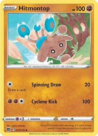 Hitmontop 072/172 · Reverse Holo