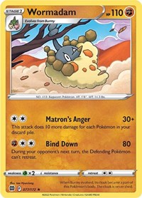 Wormadam 077/172 · Reverse Holo