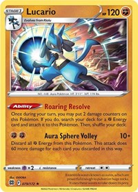 Lucario 079/172 · Reverse Holo