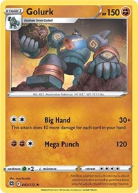 Golurk 083/172 · Reverse Holo