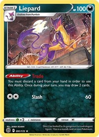 Liepard 091/172 · Reverse Holo