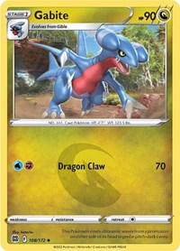 Gabite 108/172 · Reverse Holo